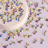 Moon Shape Crystal AB Flat Back Fancy Rhinestones WholesaleRhinestone